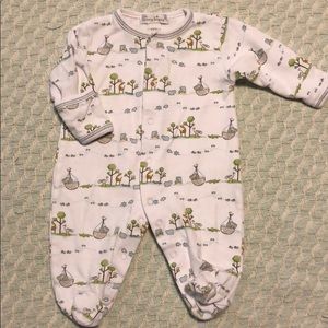 Preemie baby boy Kissy Kissy sleeper, like new